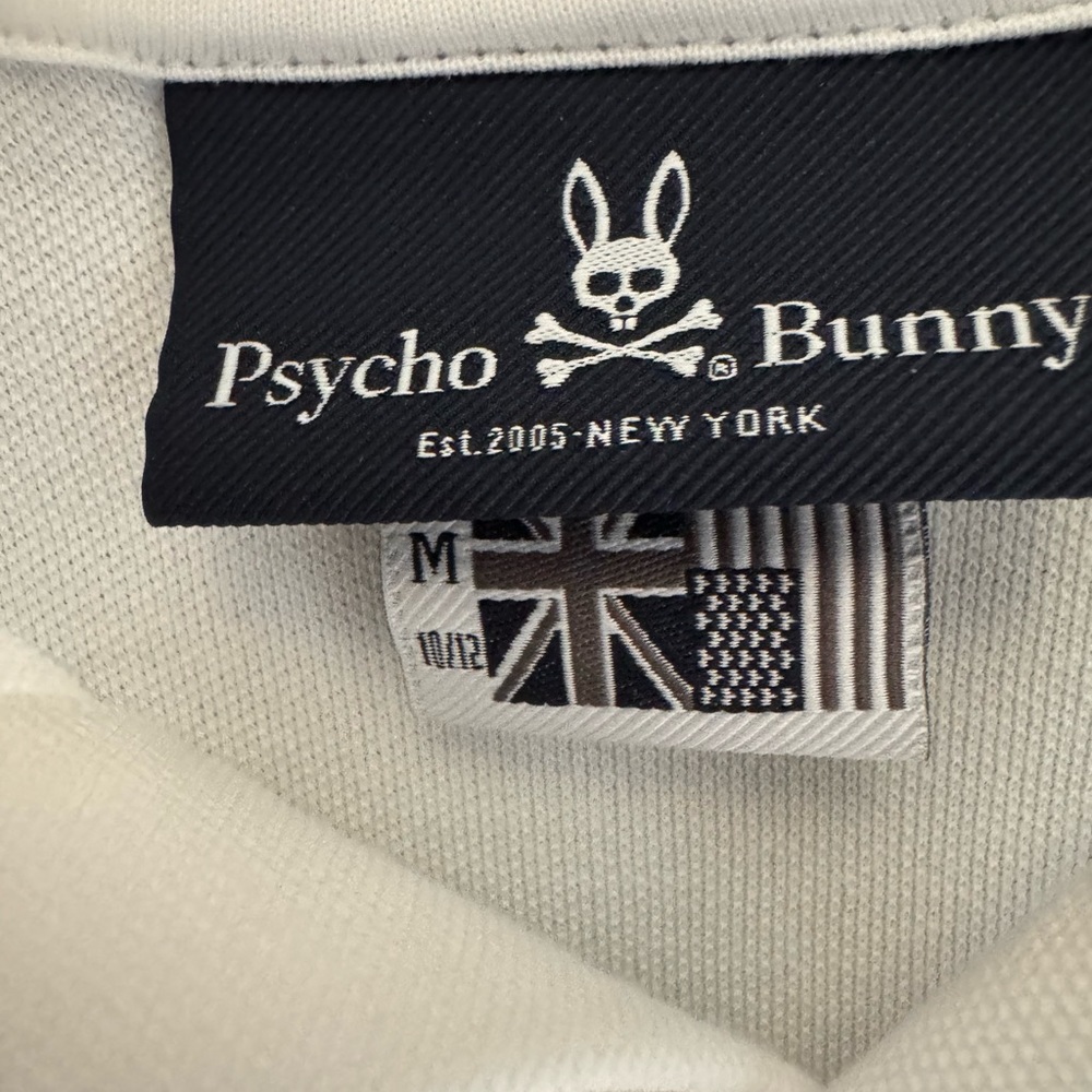 Boys psycho bunny polo shirt medium